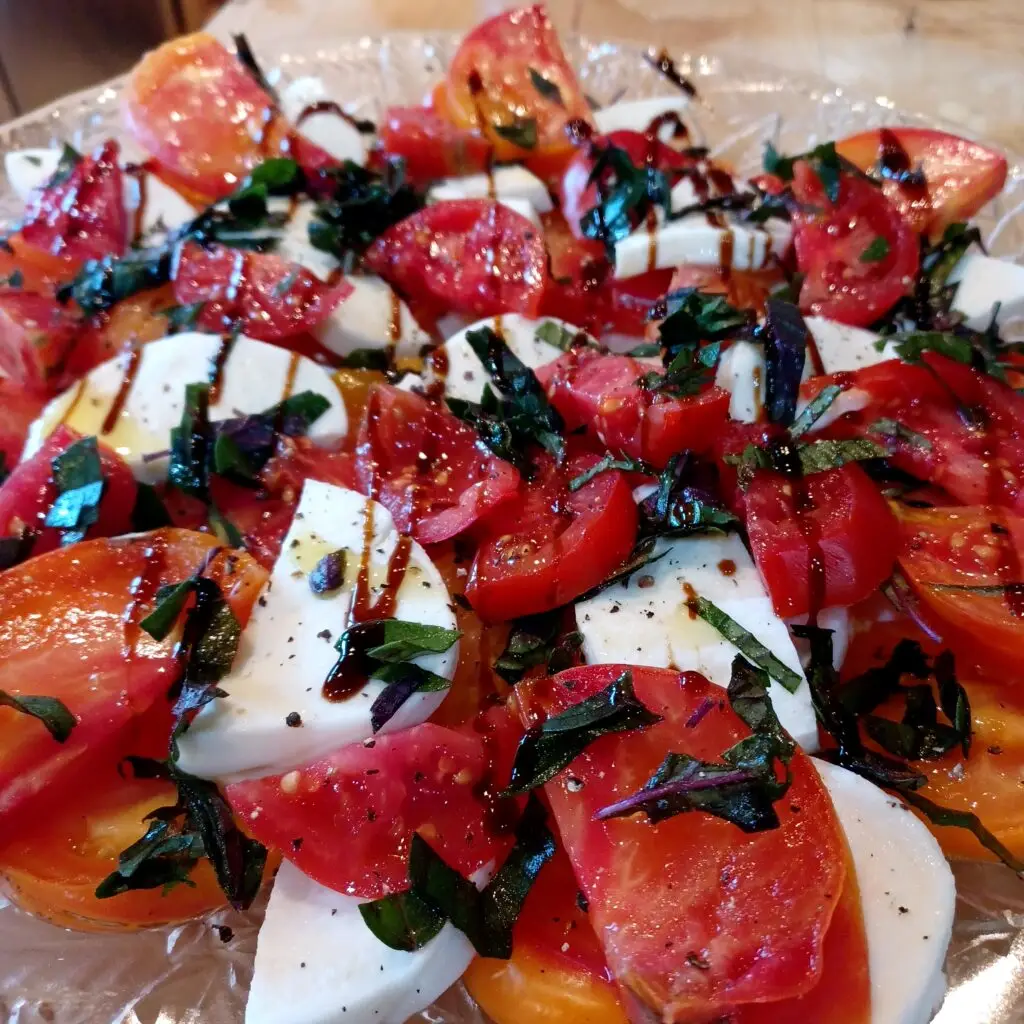 caprese salad luxury rehab food 